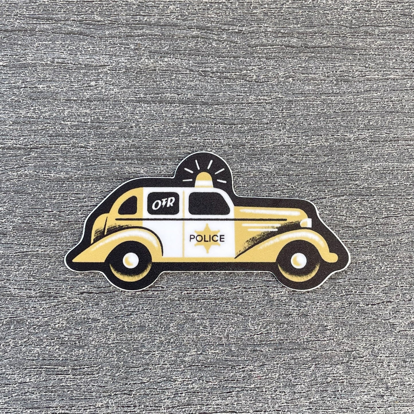 Police Car Sticker