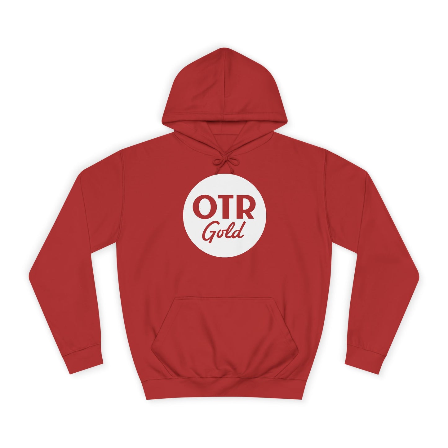 OTR Gold Hoodie (White Logo)