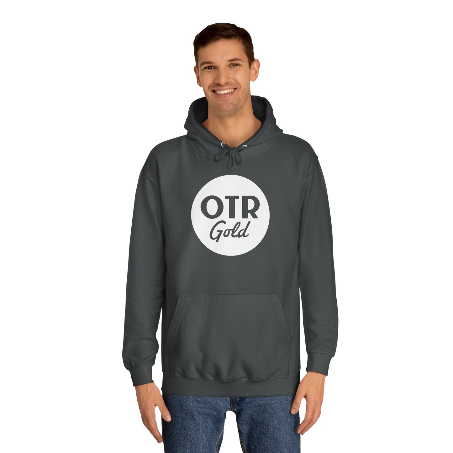 OTR Gold Hoodie (White Logo)