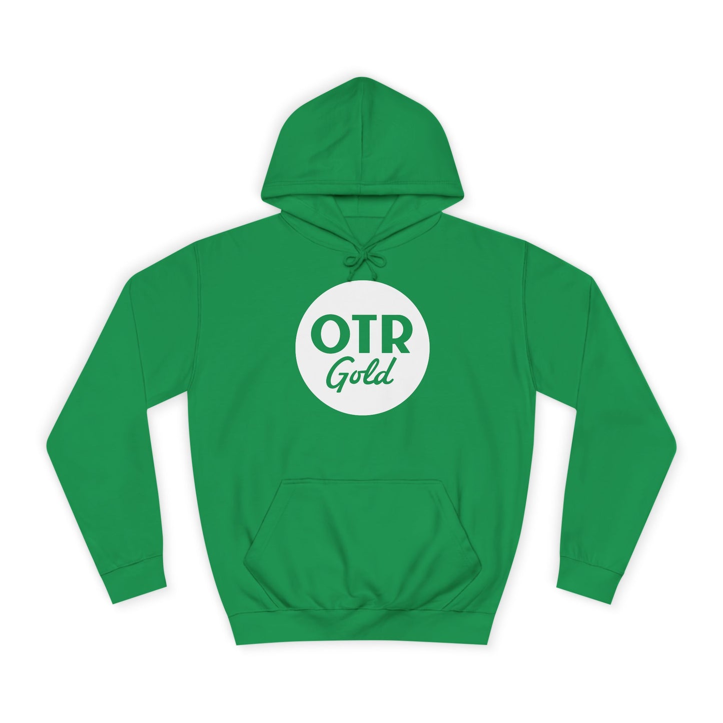 OTR Gold Hoodie (White Logo)