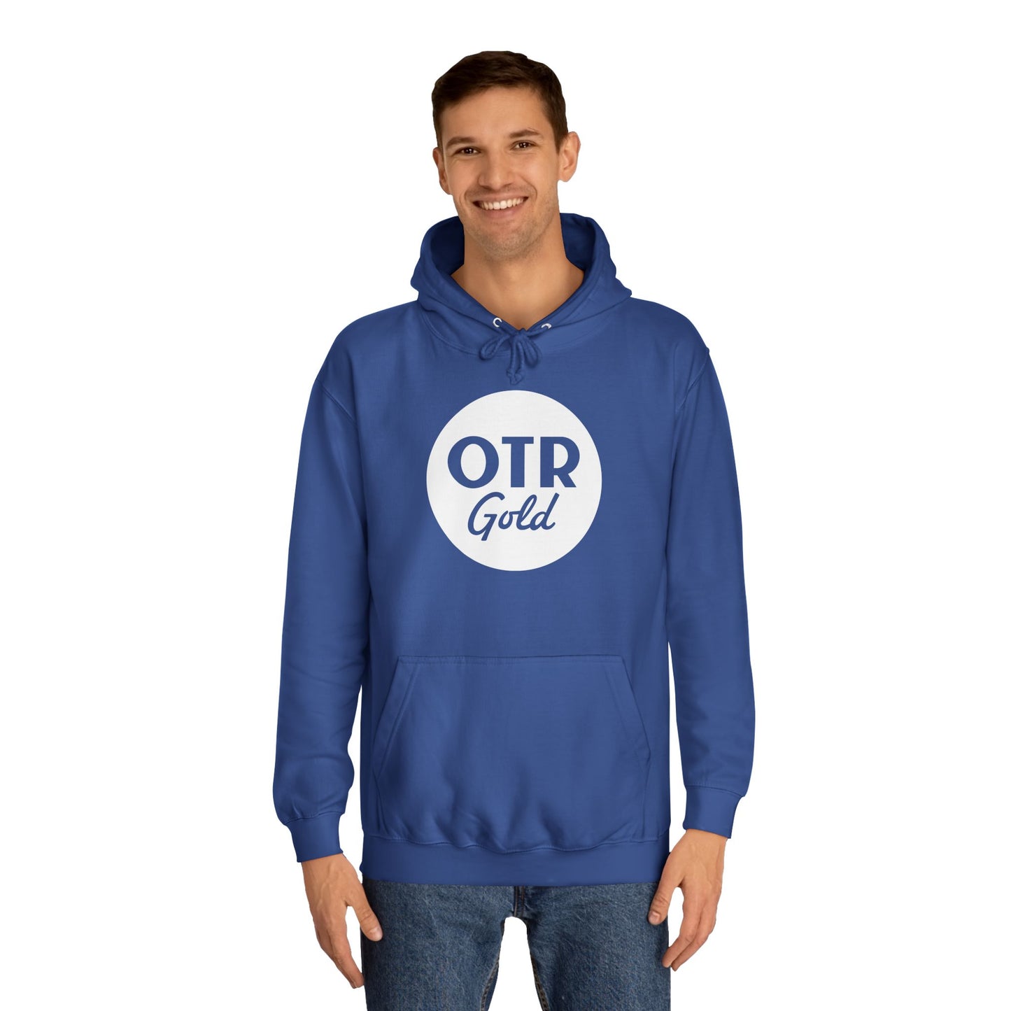 OTR Gold Hoodie (White Logo)