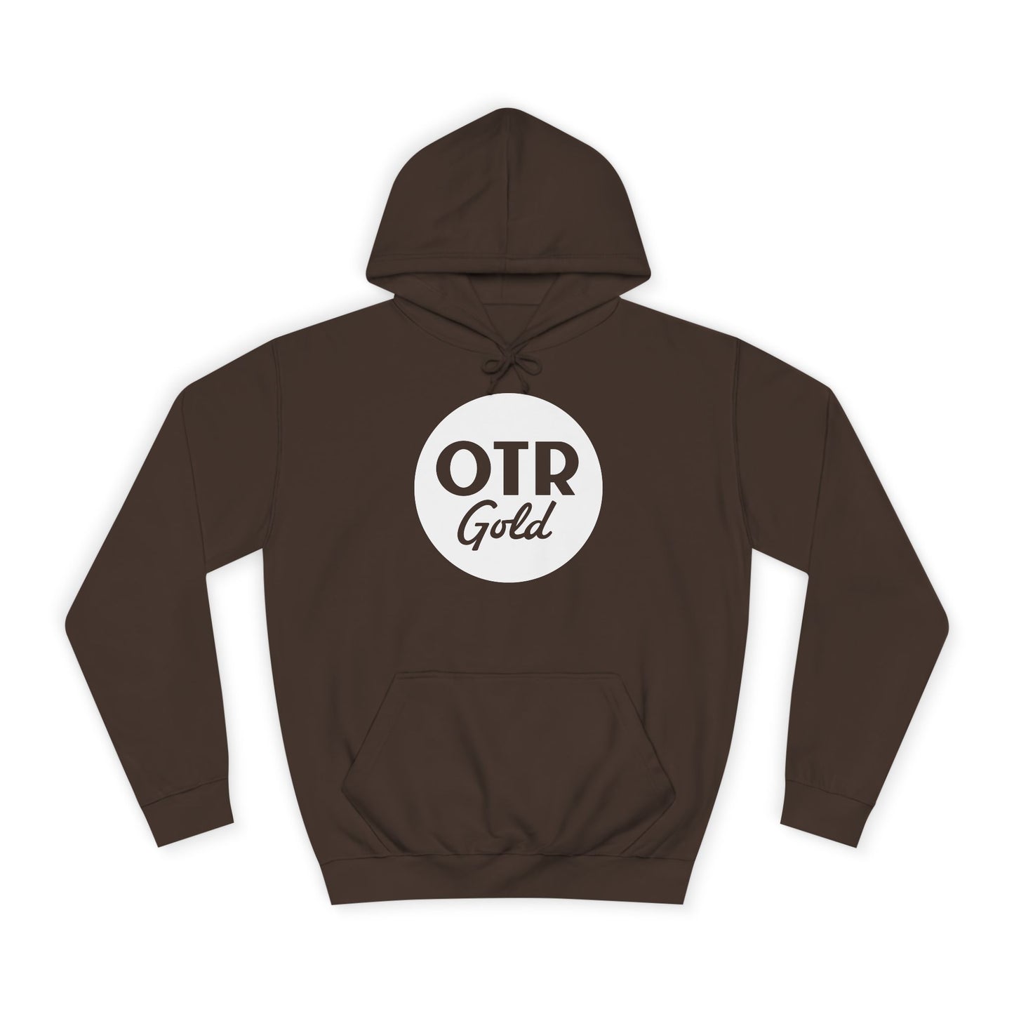 OTR Gold Hoodie (White Logo)