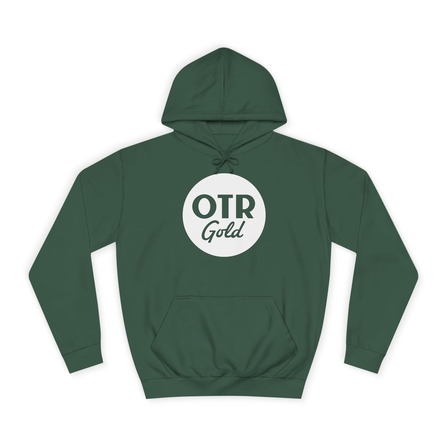 OTR Gold Hoodie (White Logo)