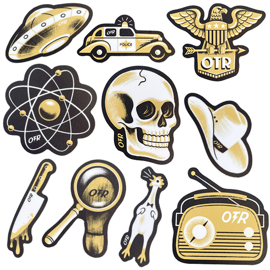 Old Time Radio Sticker Pack