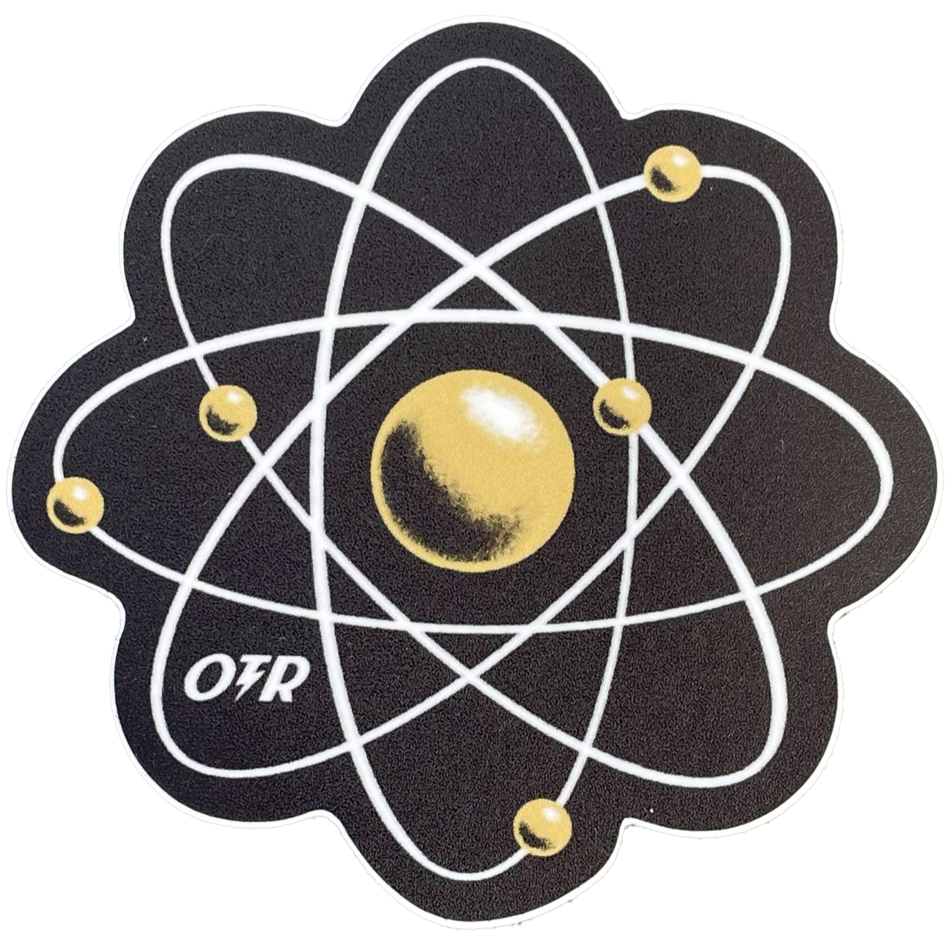 Atom Sticker – OTR Gold