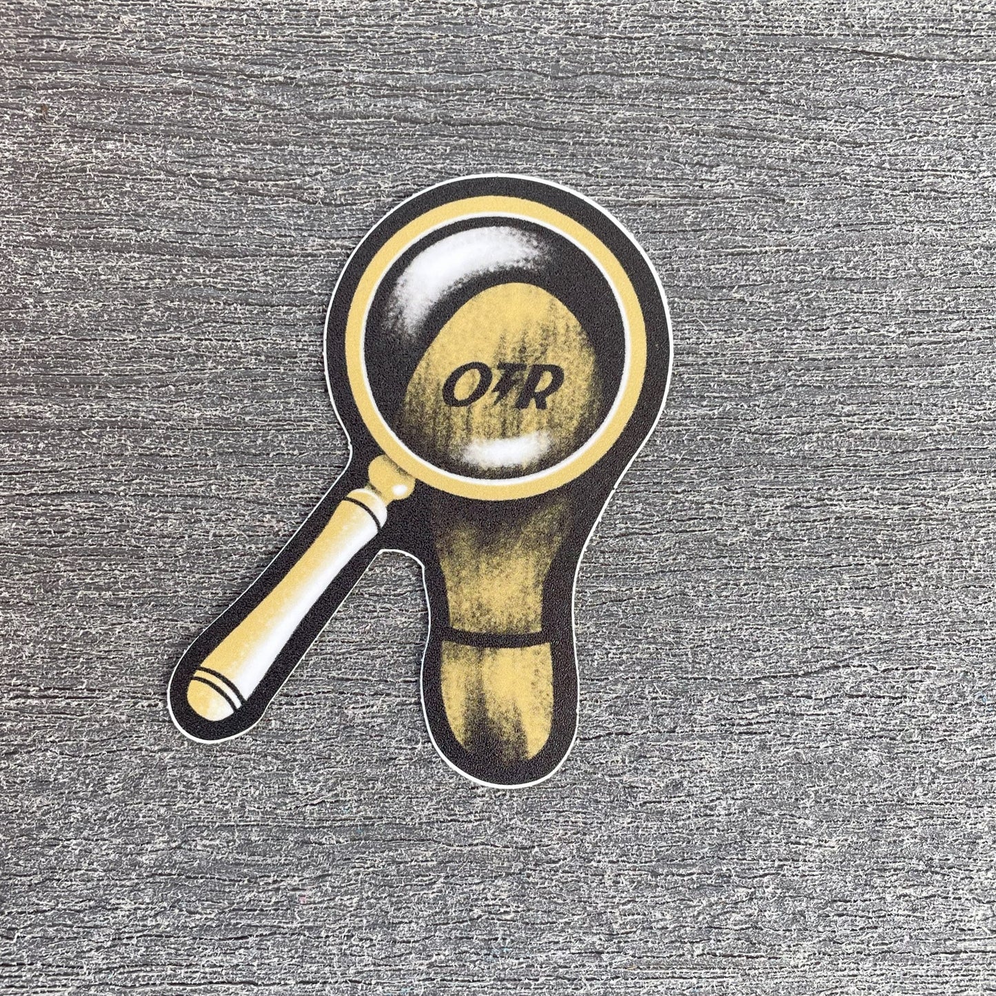 Magnifying Glass Sticker