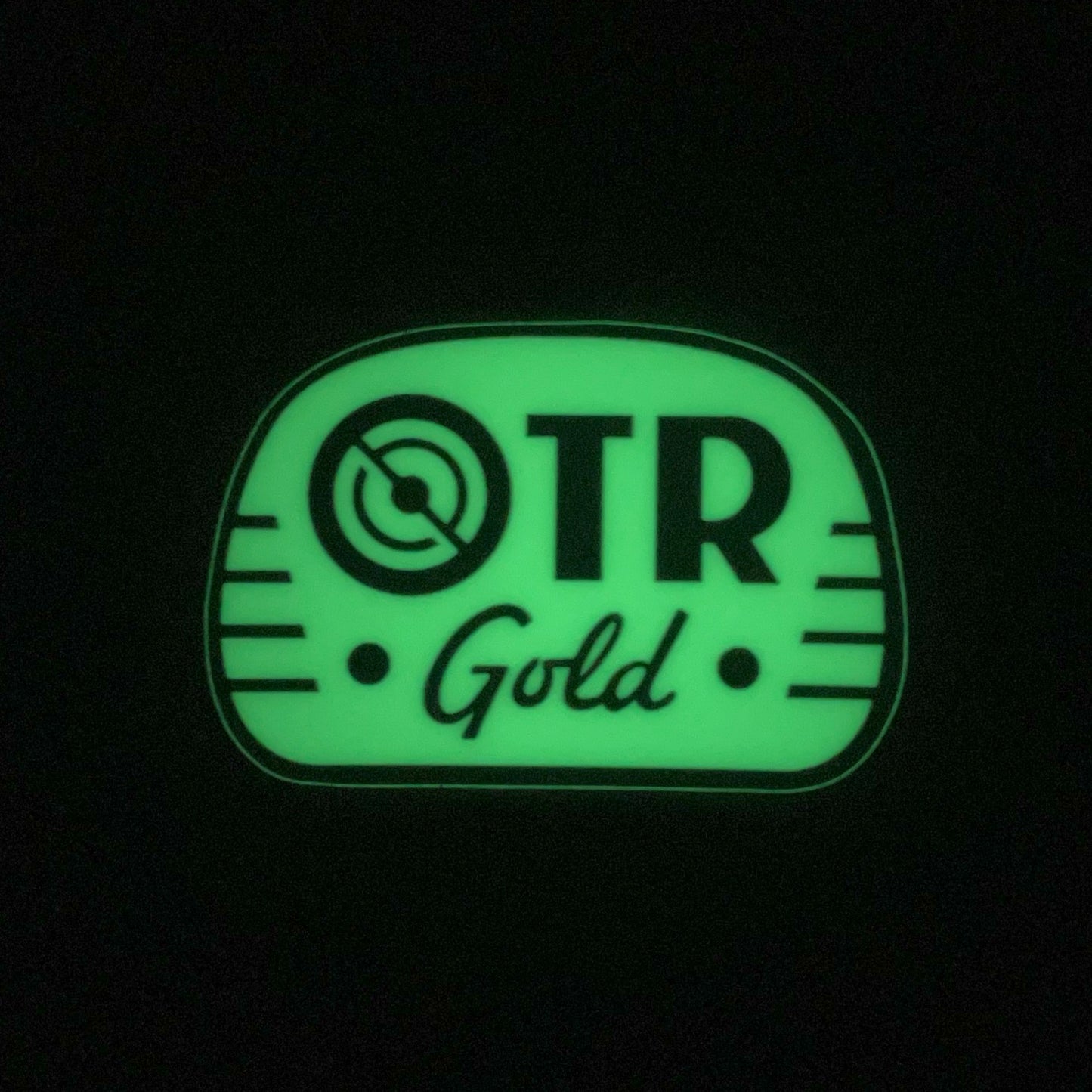 Glow-in-the-Dark Radio Logo Sticker